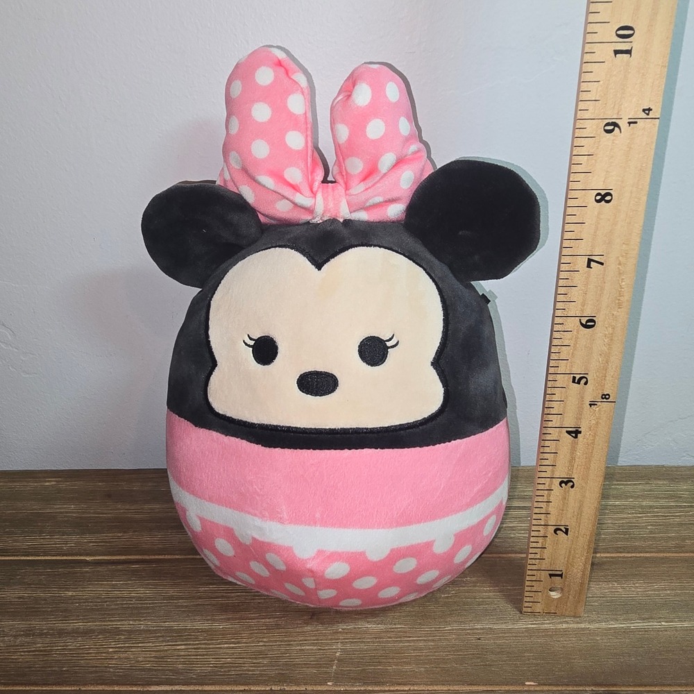 Squishmallows‎ Disney Minnie Mouse Pink Polka Dot Bow Plush 8 Inch